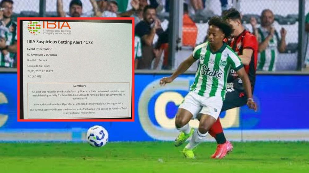 Suspeita de manipulação no Campeonato Brasileiro: cartão amarelo de Ênio gera alerta nas apostas