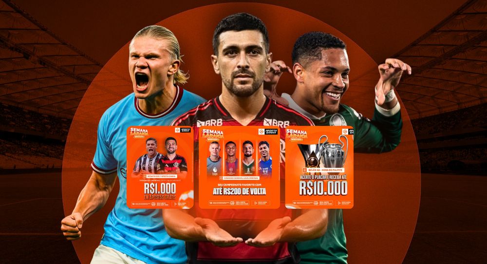  Semana Laranja Aposta Ganha: promoções diárias, quizzes gratuitos e prêmios de até R$10 mil